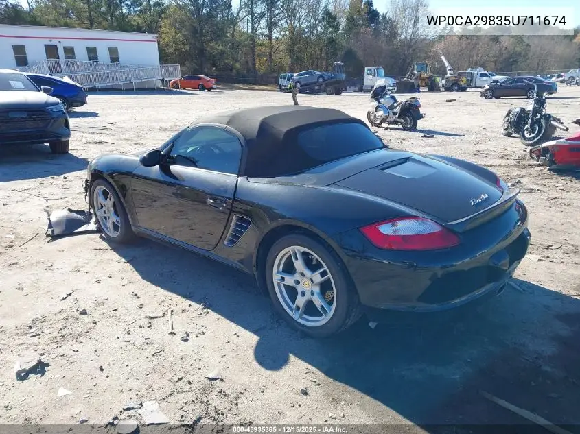 WP0CA29835U711674 2005 Porsche Boxster
