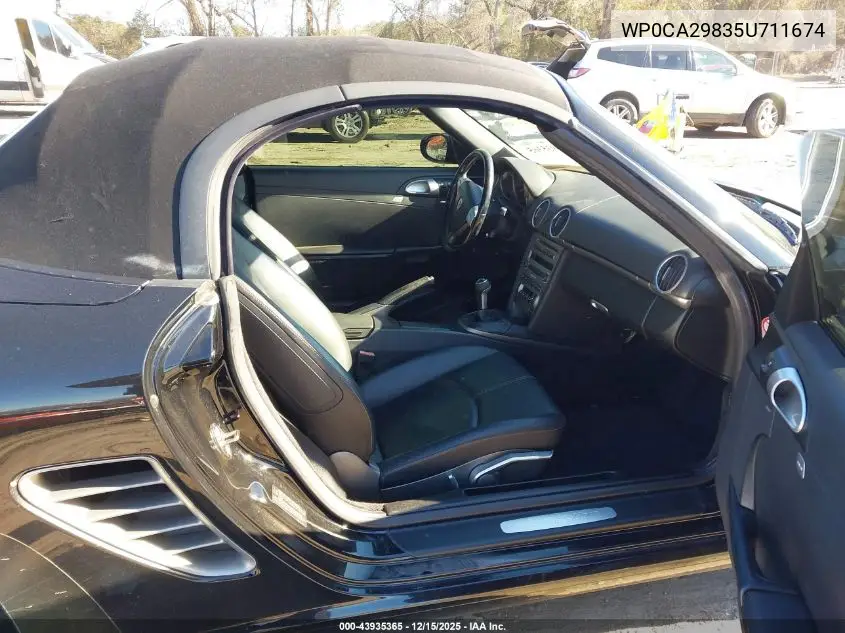 WP0CA29835U711674 2005 Porsche Boxster