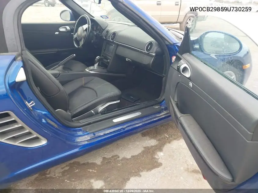 WP0CB29859U730259 2009 Porsche Boxster S