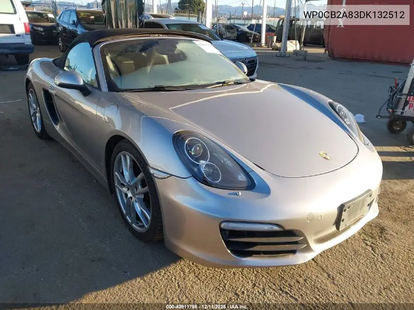WP0CB2A83DK132512 2013 Porsche Boxster S