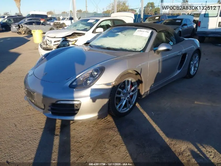 WP0CB2A83DK132512 2013 Porsche Boxster S