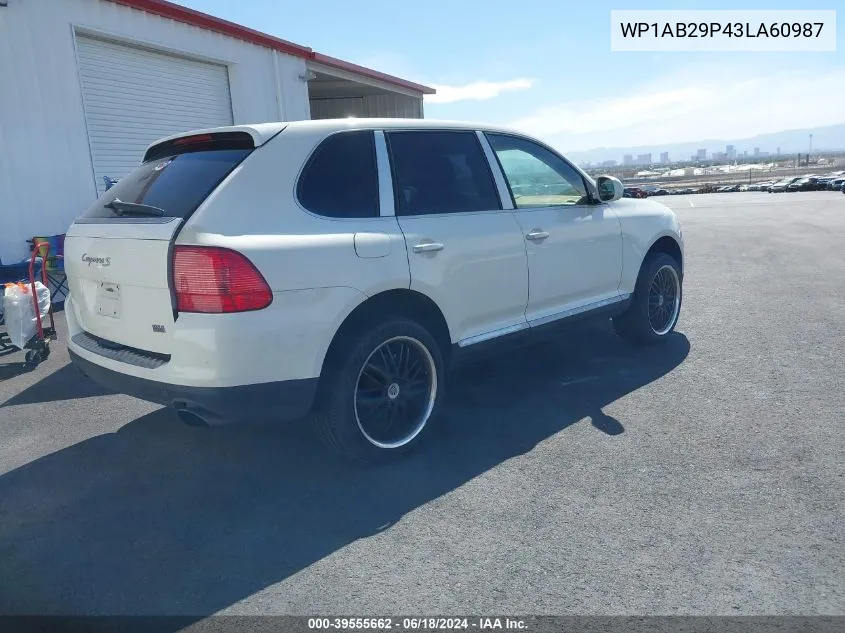 WP1AB29P43LA60987 2003 Porsche Cayenne S