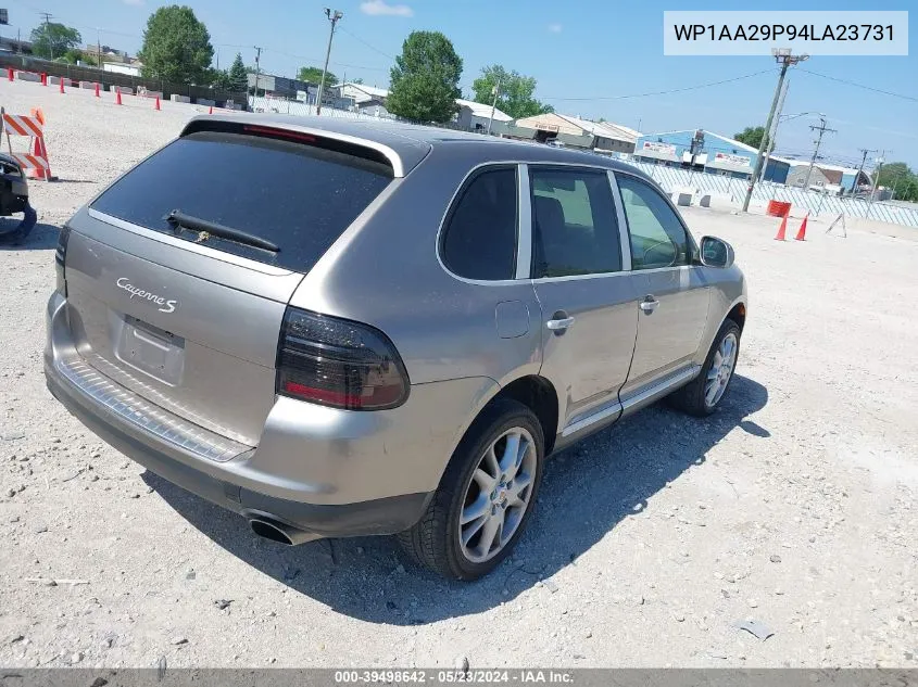 2004 Porsche Cayenne V6 VIN: WP1AA29P94LA23731 Lot: 39498642