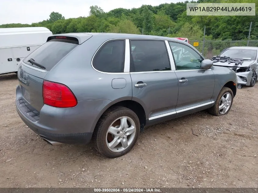 2004 Porsche Cayenne S VIN: WP1AB29P44LA64619 Lot: 39502804