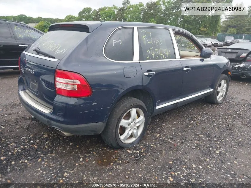 WP1AB29P24LA60987 2004 Porsche Cayenne S