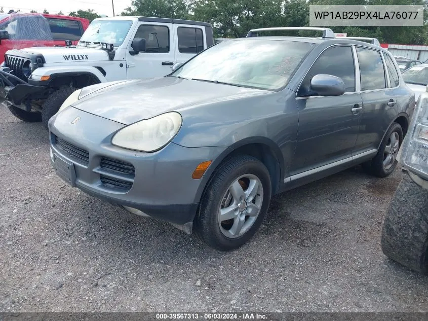 2004 Porsche Cayenne S VIN: WP1AB29PX4LA76077 Lot: 39567313