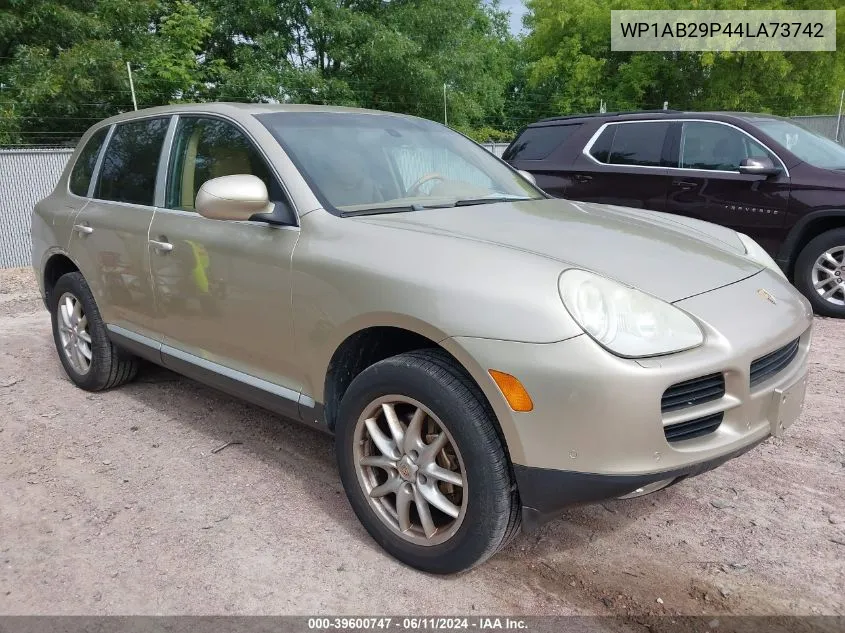 2004 Porsche Cayenne S VIN: WP1AB29P44LA73742 Lot: 39600747