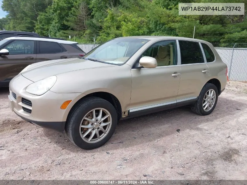 2004 Porsche Cayenne S VIN: WP1AB29P44LA73742 Lot: 39600747