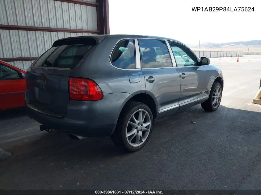 2004 Porsche Cayenne S VIN: WP1AB29P84LA75624 Lot: 39861631