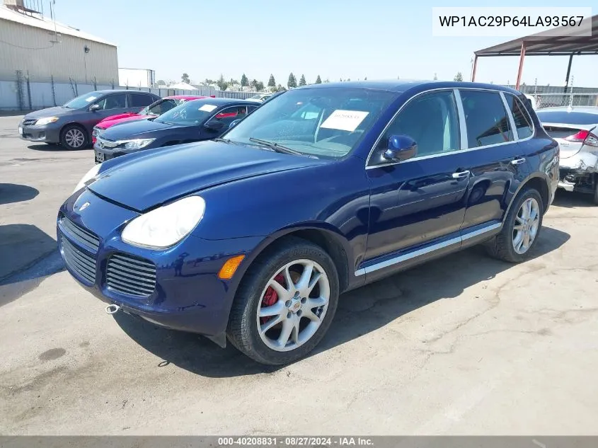 WP1AC29P64LA93567 2004 Porsche Cayenne Turbo