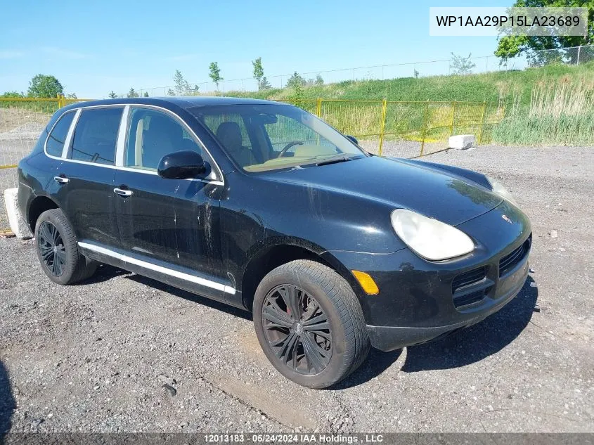 2005 Porsche Cayenne VIN: WP1AA29P15LA23689 Lot: 12013183