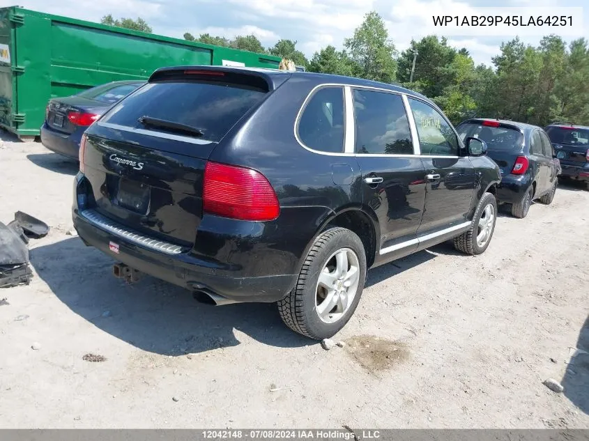 2005 Porsche Cayenne S VIN: WP1AB29P45LA64251 Lot: 12042148