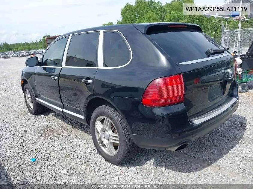 WP1AA29P55LA21119 2005 Porsche Cayenne