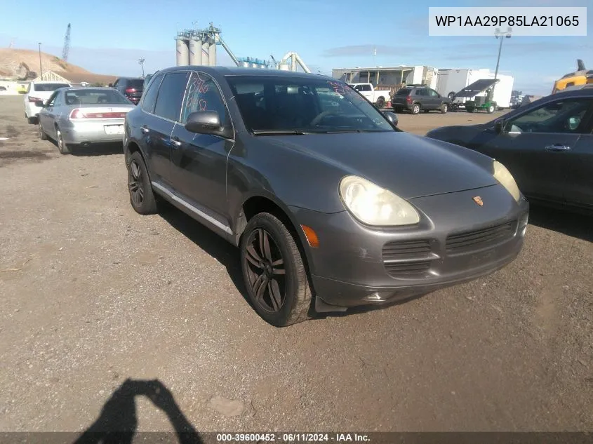 2005 Porsche Cayenne VIN: WP1AA29P85LA21065 Lot: 39600452