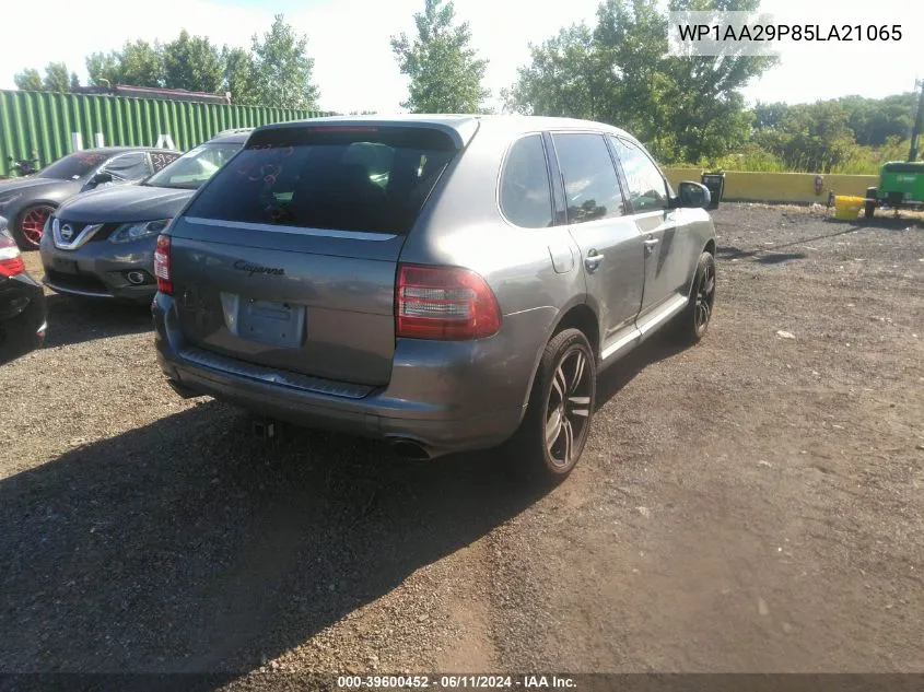 2005 Porsche Cayenne VIN: WP1AA29P85LA21065 Lot: 39600452