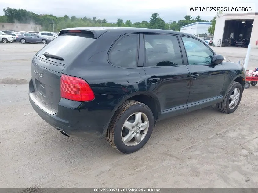 2005 Porsche Cayenne S VIN: WP1AB29P05LA65865 Lot: 39903571