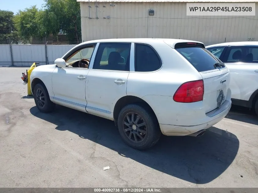 2005 Porsche Cayenne VIN: WP1AA29P45LA23508 Lot: 40092738