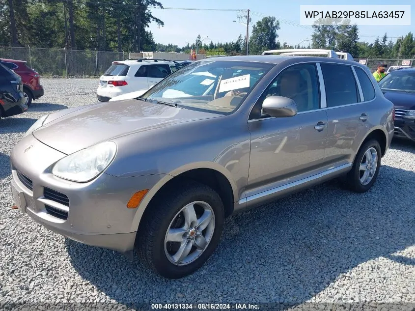 2005 Porsche Cayenne S VIN: WP1AB29P85LA63457 Lot: 40131334