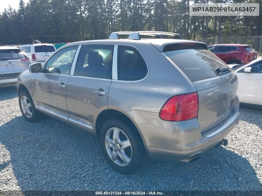 2005 Porsche Cayenne S VIN: WP1AB29P85LA63457 Lot: 40131334