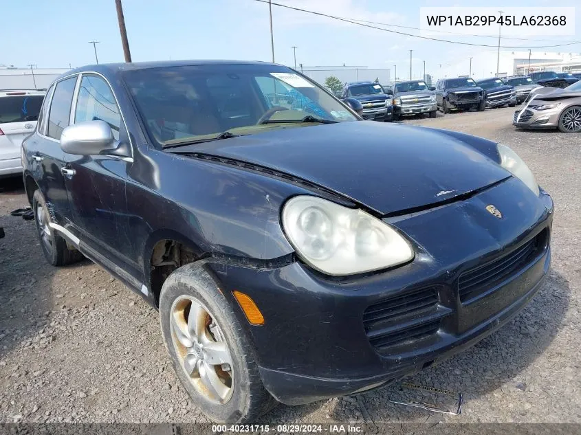 2005 Porsche Cayenne S VIN: WP1AB29P45LA62368 Lot: 40231715