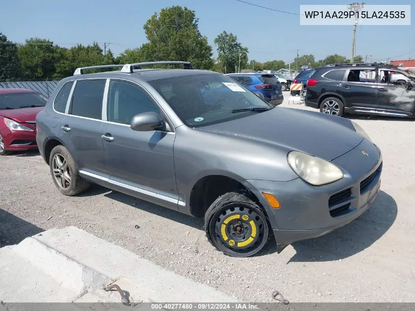 2005 Porsche Cayenne VIN: WP1AA29P15LA24535 Lot: 40277480