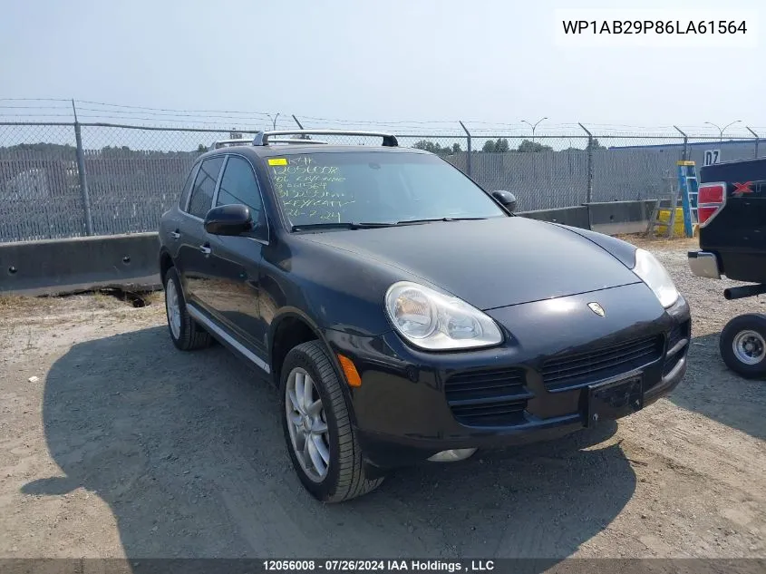 2006 Porsche Cayenne S VIN: WP1AB29P86LA61564 Lot: 12056008