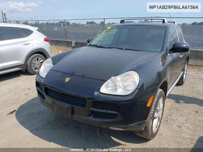 2006 Porsche Cayenne S VIN: WP1AB29P86LA61564 Lot: 12056008