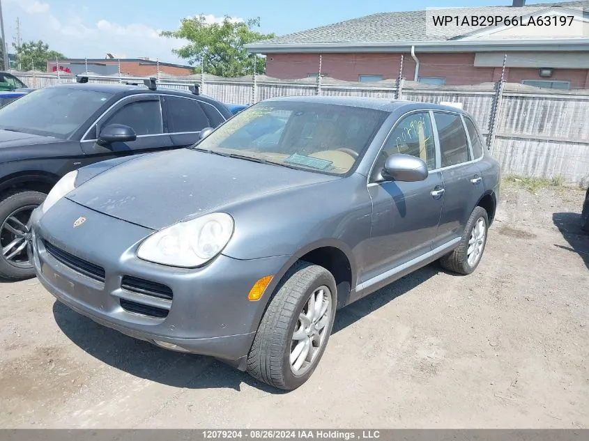 2006 Porsche Cayenne S VIN: WP1AB29P66LA63197 Lot: 12079204