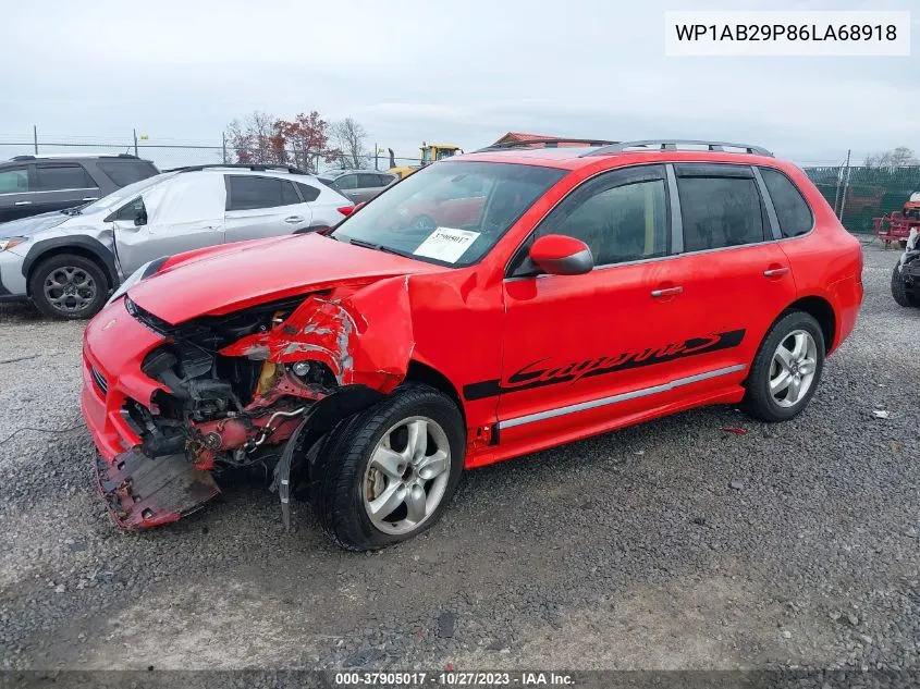 2006 Porsche Cayenne S VIN: WP1AB29P86LA68918 Lot: 37905017