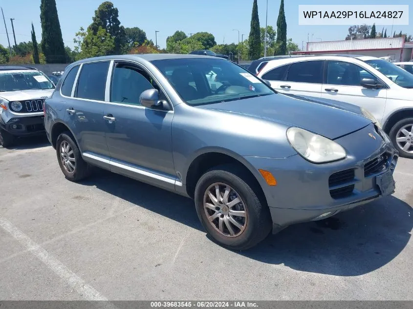 2006 Porsche Cayenne VIN: WP1AA29P16LA24827 Lot: 39683545