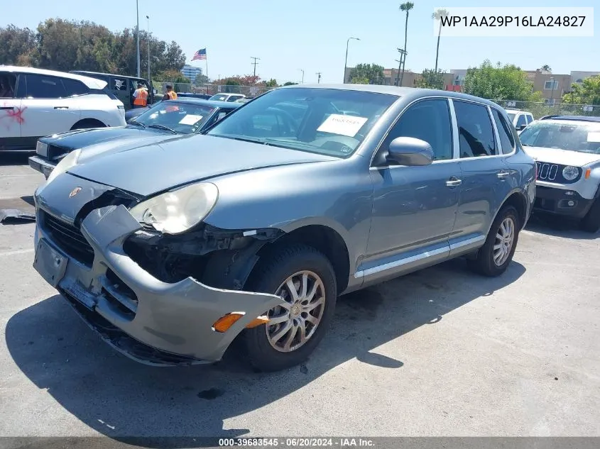 2006 Porsche Cayenne VIN: WP1AA29P16LA24827 Lot: 39683545