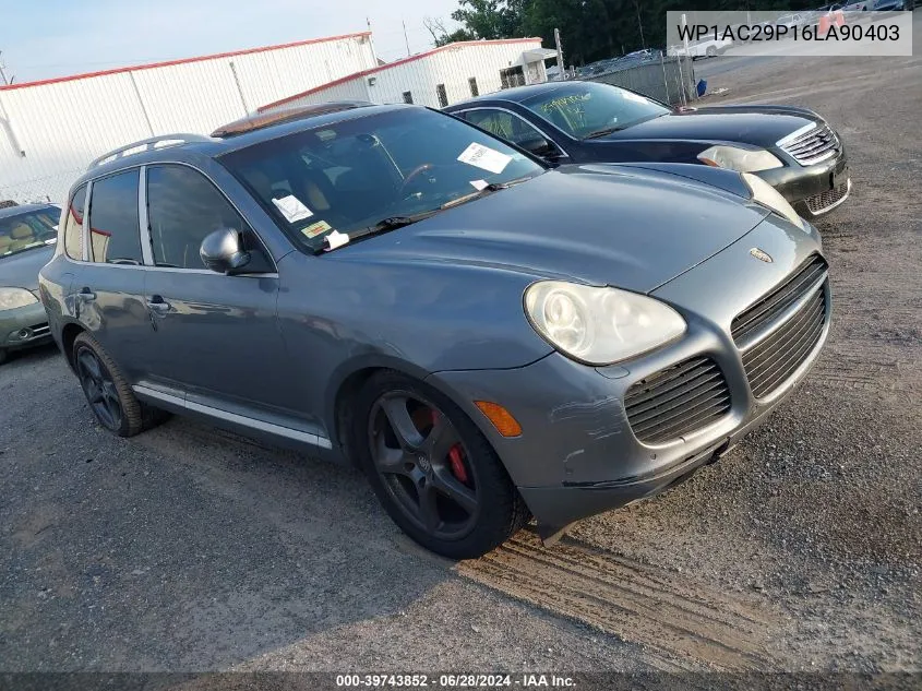 2006 Porsche Cayenne Turbo VIN: WP1AC29P16LA90403 Lot: 39743852