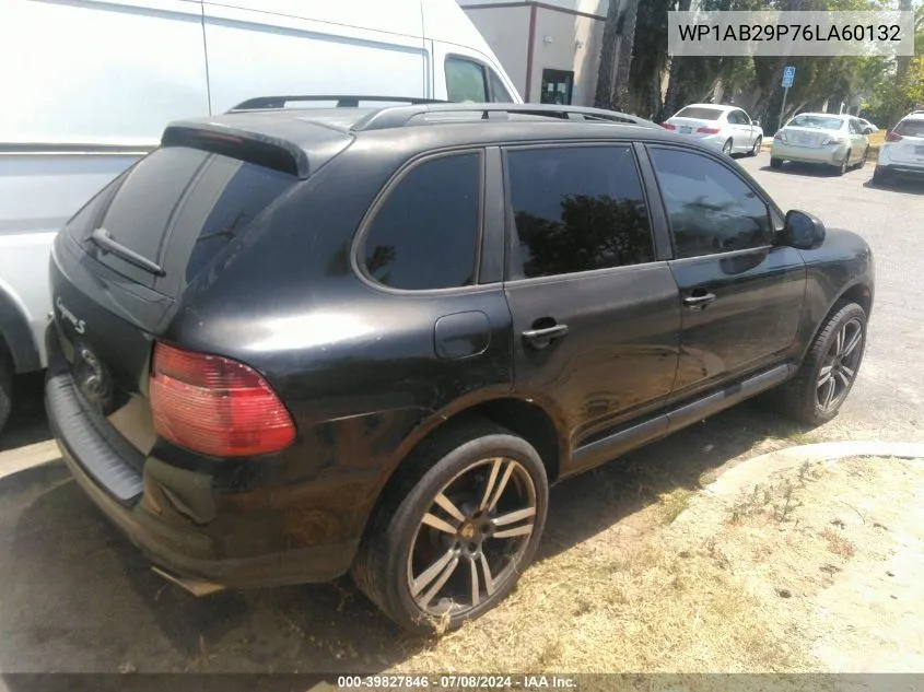 2006 Porsche Cayenne S VIN: WP1AB29P76LA60132 Lot: 39827846