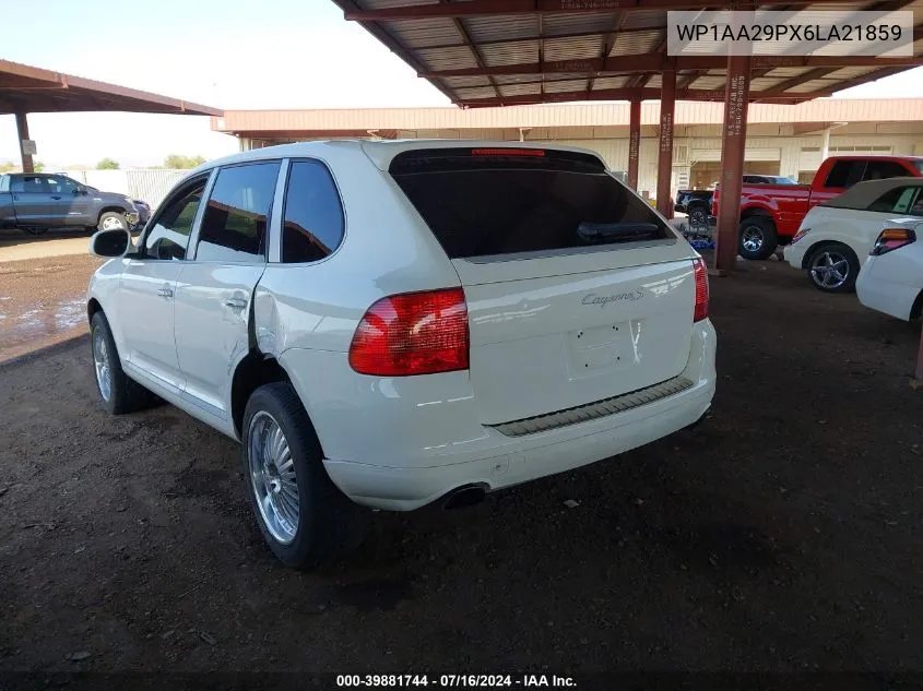 2006 Porsche Cayenne VIN: WP1AA29PX6LA21859 Lot: 39881744