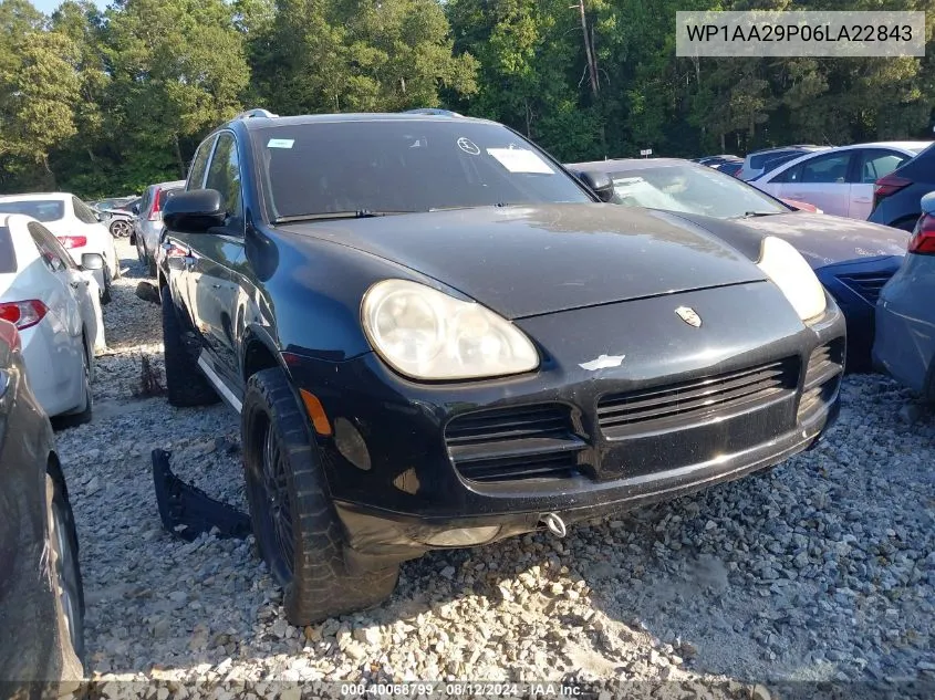 WP1AA29P06LA22843 2006 Porsche Cayenne