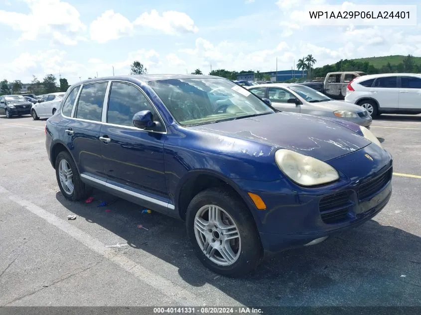 2006 Porsche Cayenne VIN: WP1AA29P06LA24401 Lot: 40141331