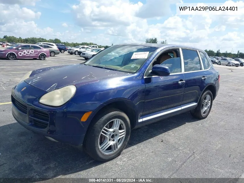 2006 Porsche Cayenne VIN: WP1AA29P06LA24401 Lot: 40141331