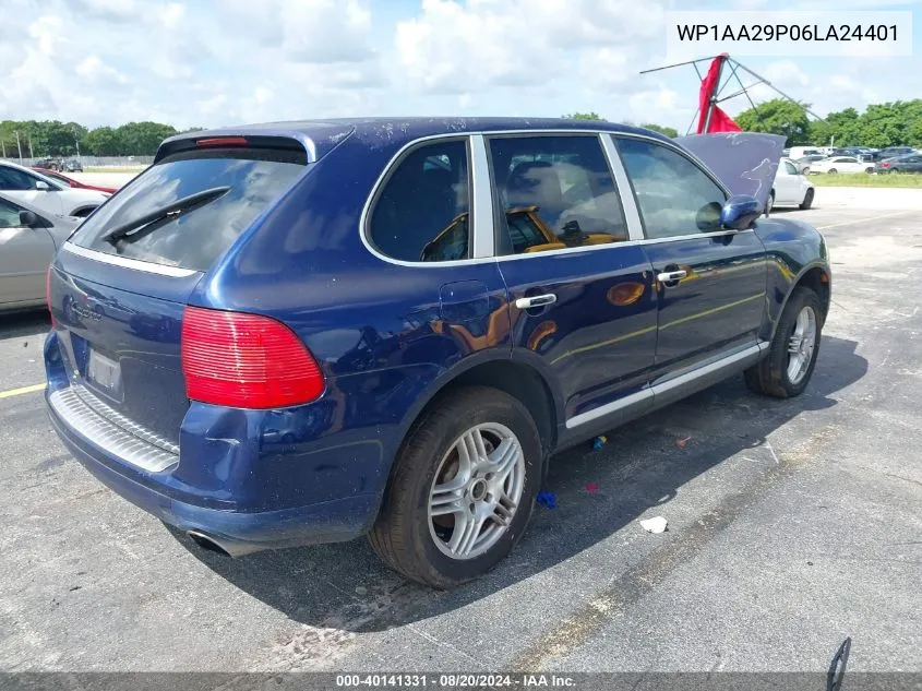 2006 Porsche Cayenne VIN: WP1AA29P06LA24401 Lot: 40141331