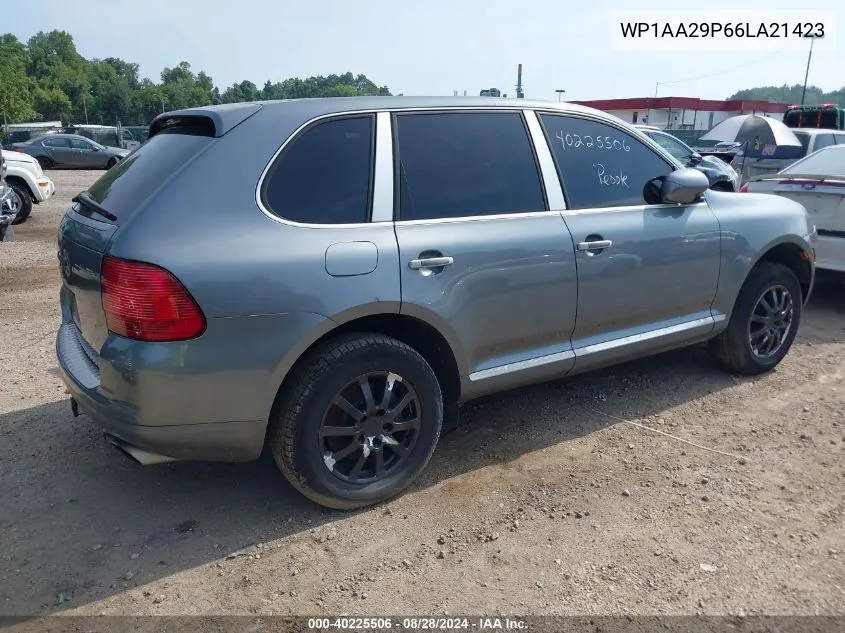 2006 Porsche Cayenne VIN: WP1AA29P66LA21423 Lot: 40225506