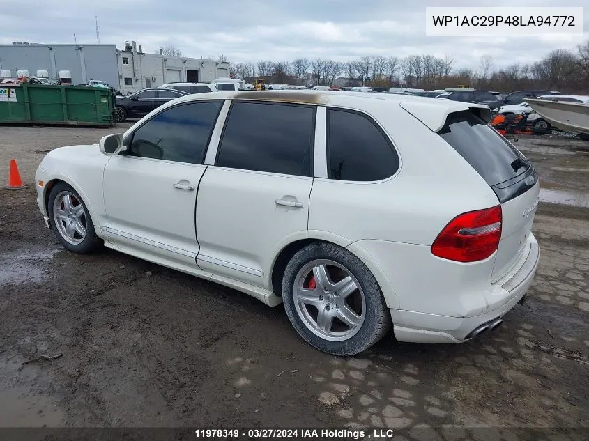 WP1AC29P48LA94772 2008 Porsche Cayenne