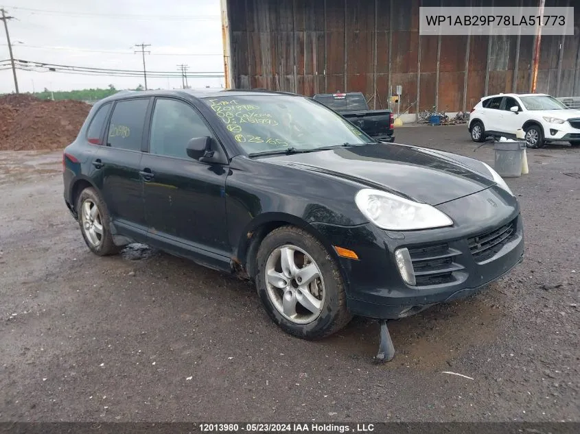 WP1AB29P78LA51773 2008 Porsche Cayenne