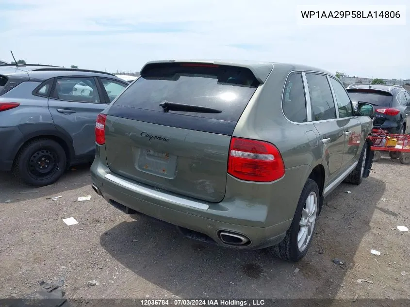 WP1AA29P58LA14806 2008 Porsche Cayenne