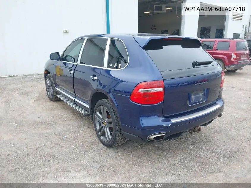 2008 Porsche Cayenne VIN: WP1AA29P68LA07718 Lot: 12063631