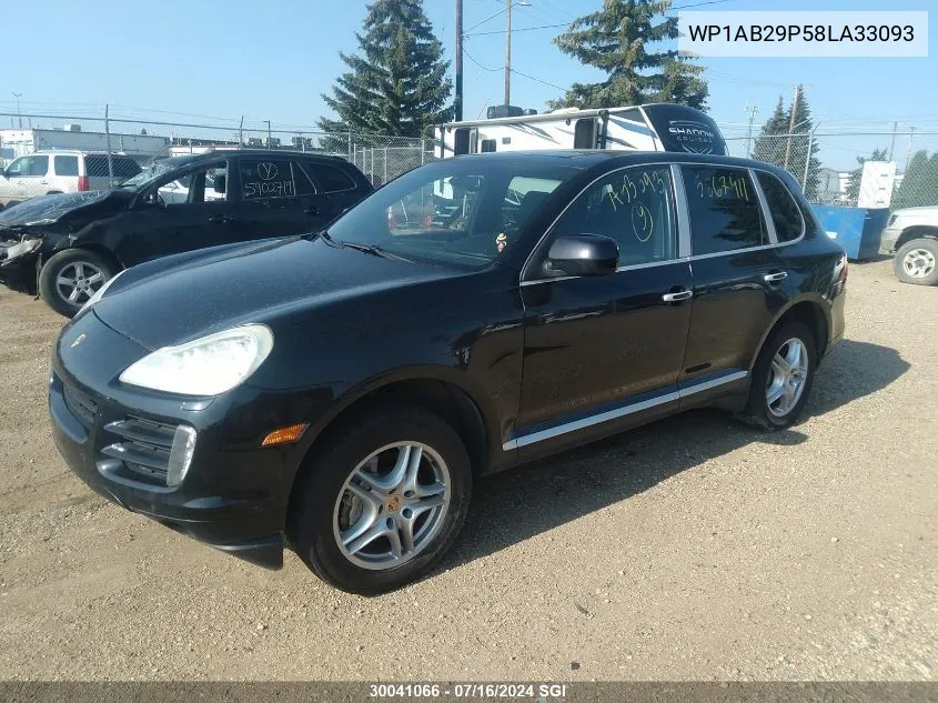 2008 Porsche Cayenne S VIN: WP1AB29P58LA33093 Lot: 30041066