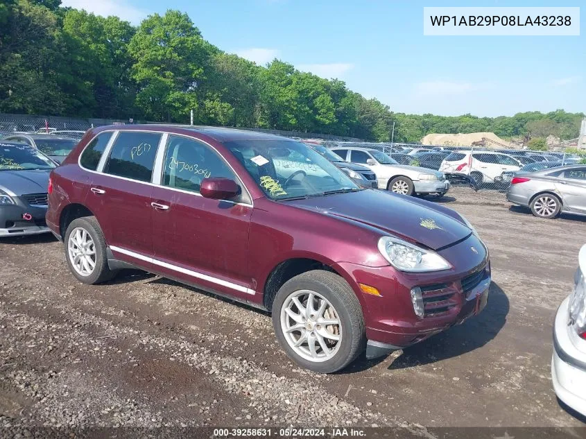 2008 Porsche Cayenne S VIN: WP1AB29P08LA43238 Lot: 39258631