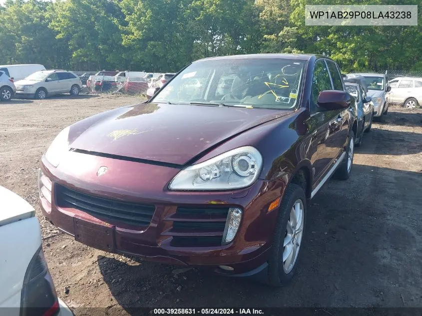 2008 Porsche Cayenne S VIN: WP1AB29P08LA43238 Lot: 39258631