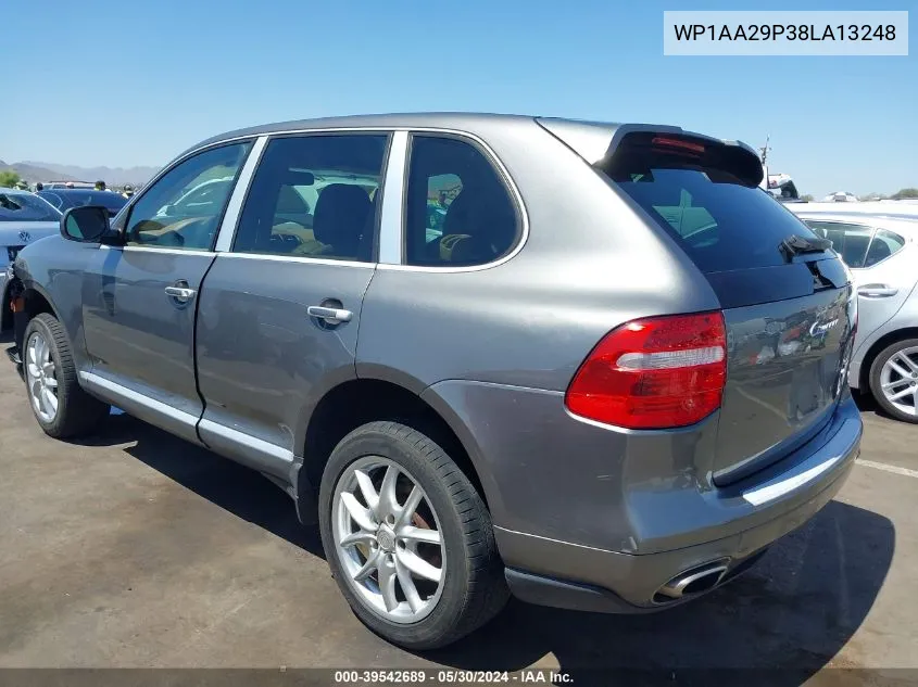 2008 Porsche Cayenne VIN: WP1AA29P38LA13248 Lot: 39542689