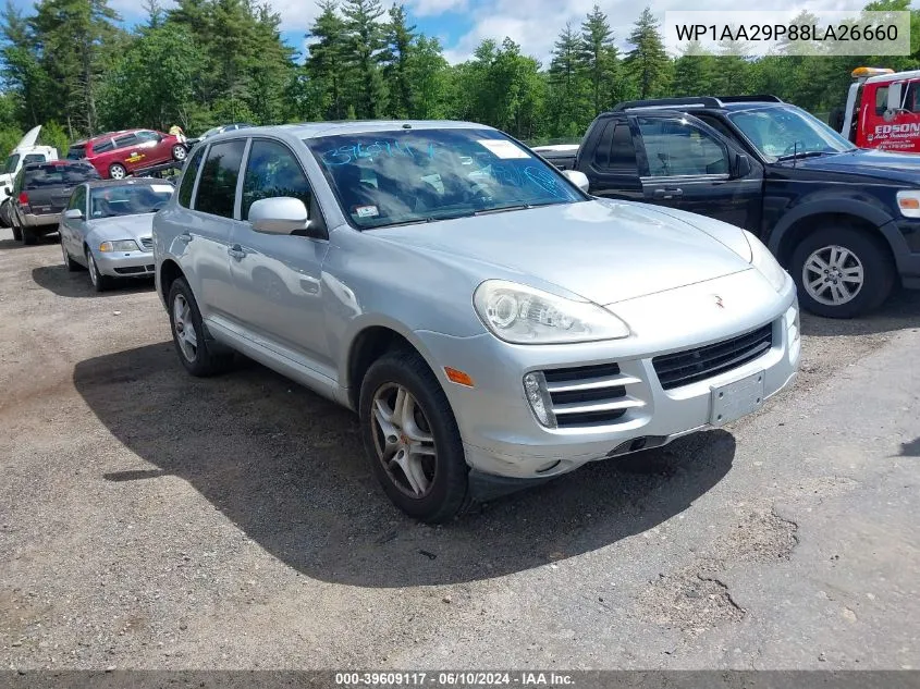 2008 Porsche Cayenne VIN: WP1AA29P88LA26660 Lot: 39609117