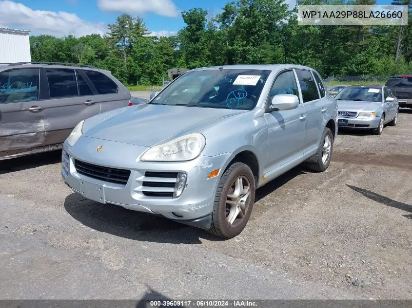 2008 Porsche Cayenne VIN: WP1AA29P88LA26660 Lot: 39609117