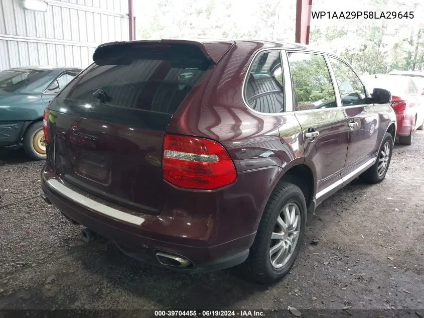 WP1AA29P58LA29645 2008 Porsche Cayenne